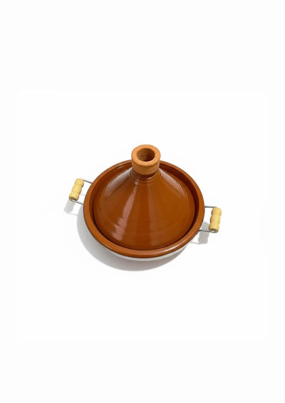 Moroccan Clay Tagine Pot – Handmade Terracotta Tagine for Cooking – Traditional Moroccan Cookware