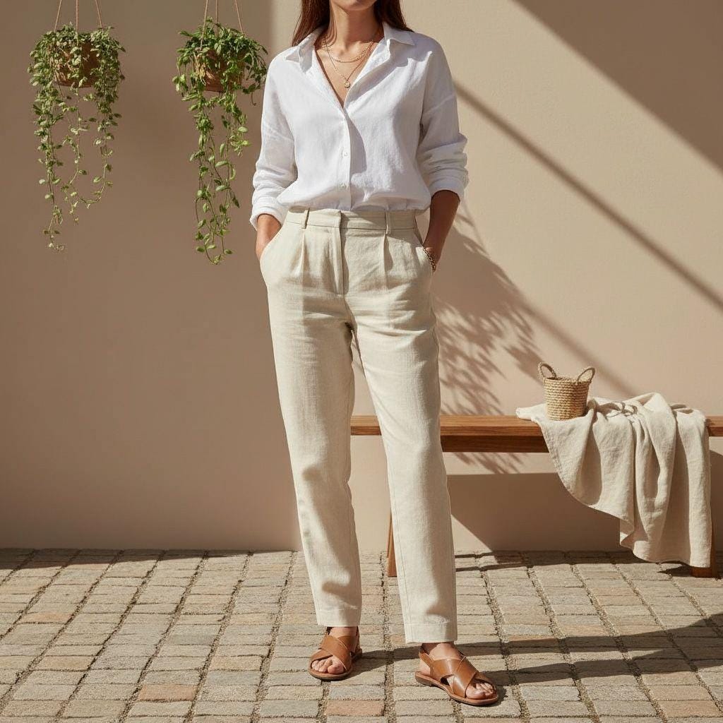 Handmade Leather Flat Sandals – Minimalist Summer Shoes