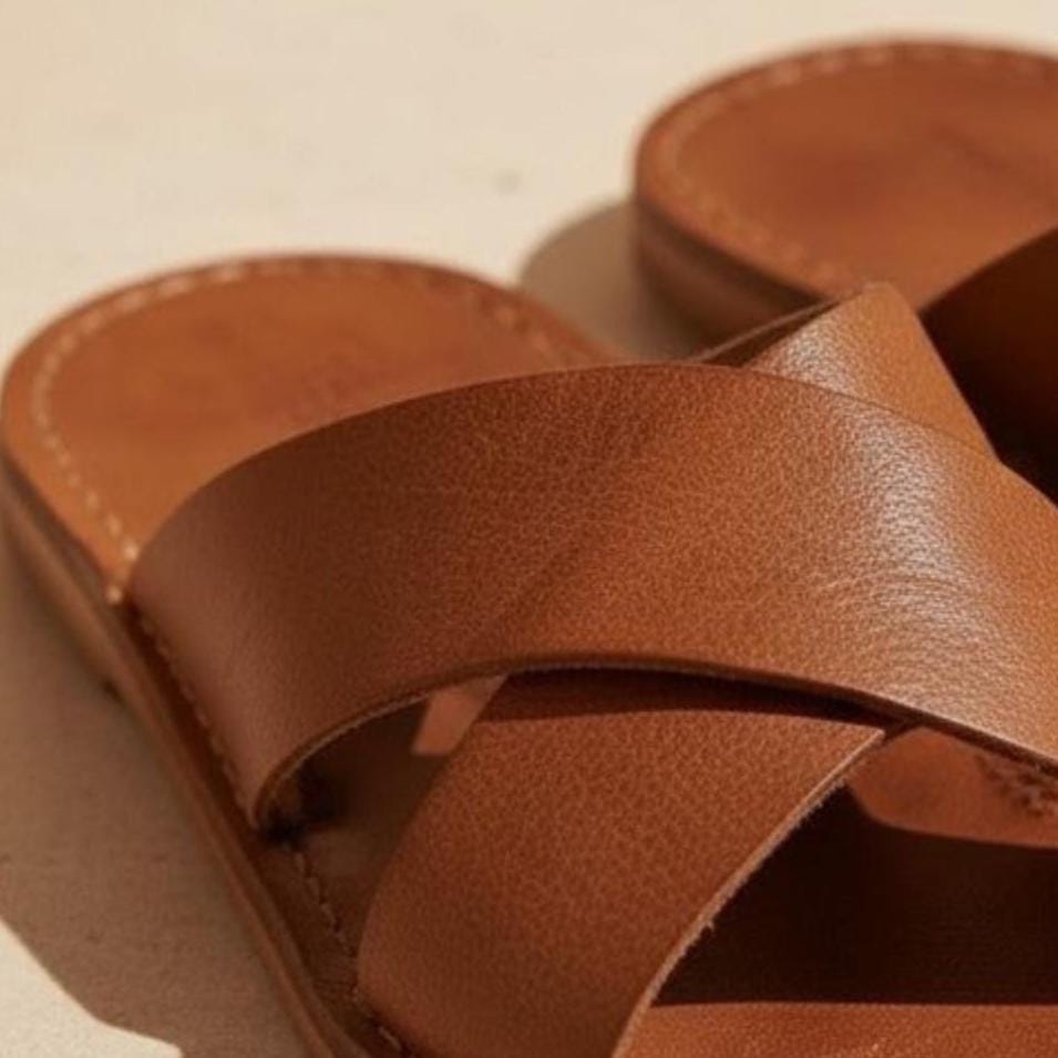 Handmade Moroccan Leather Sandals –  Unisex Traditional Summer Shoes