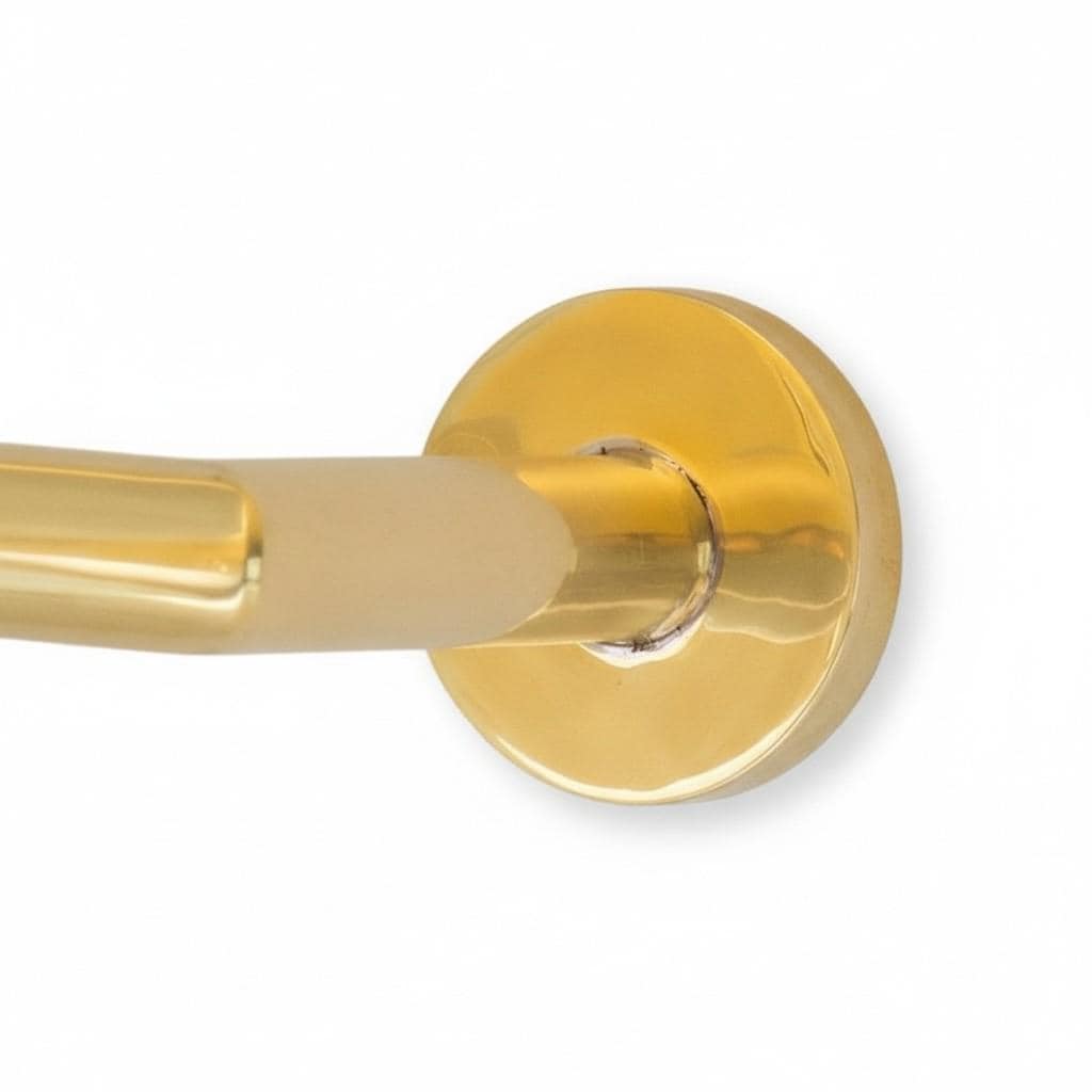 Unlacquered Brass Toilet Paper Holder – Wall Mounted, Solid Brass Bathroom Hardware