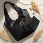 Handmade Moroccan Leather Hobo Bag Slouchy