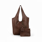 Handmade Moroccan Leather Hobo Bag Slouchy