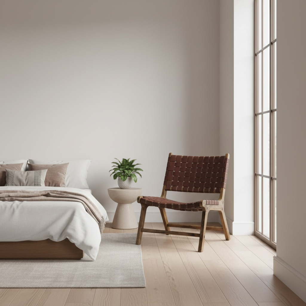 Bedroom - Brown leather