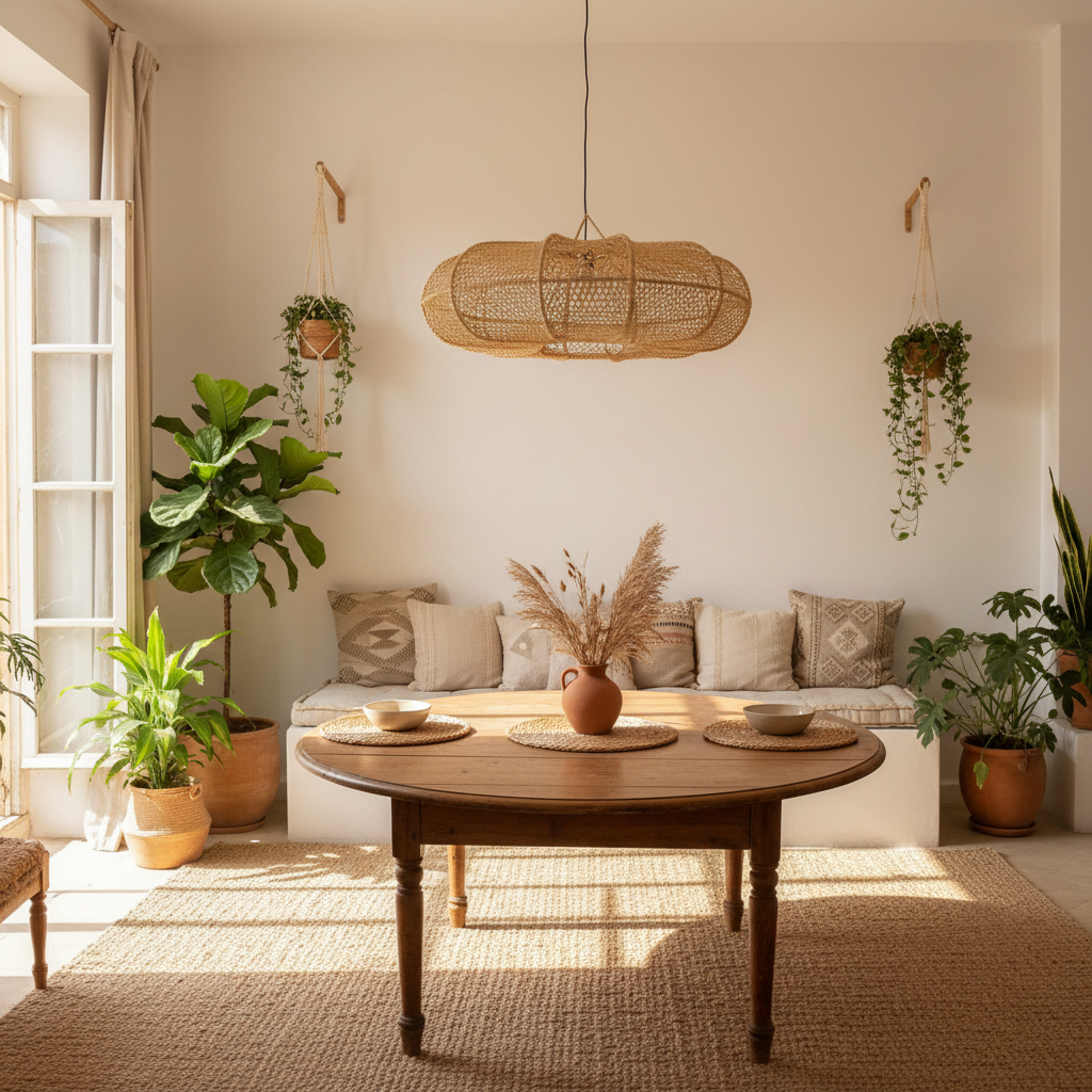 Bohemian living room