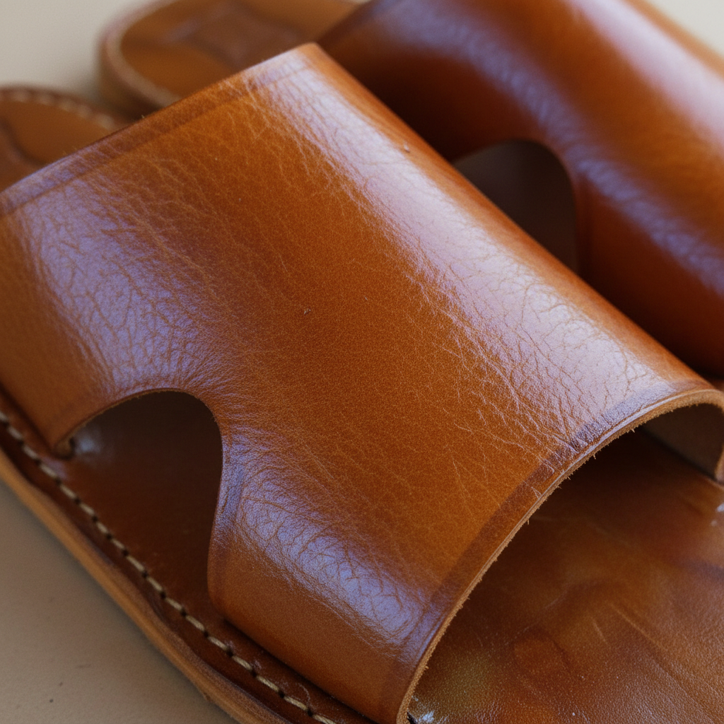 Close-Up 1 – Cowhide Grain
