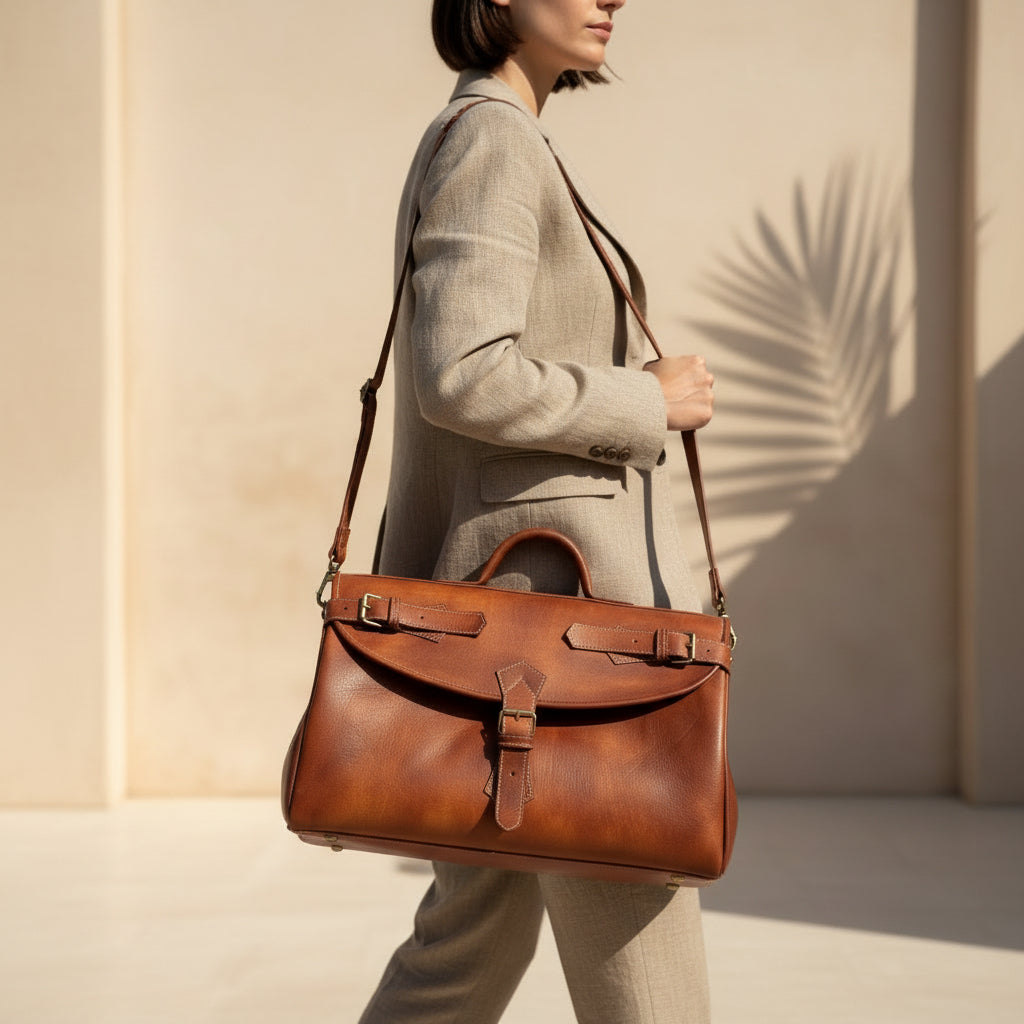 Handmade Moroccan Doctor Bag Leather Briefcase