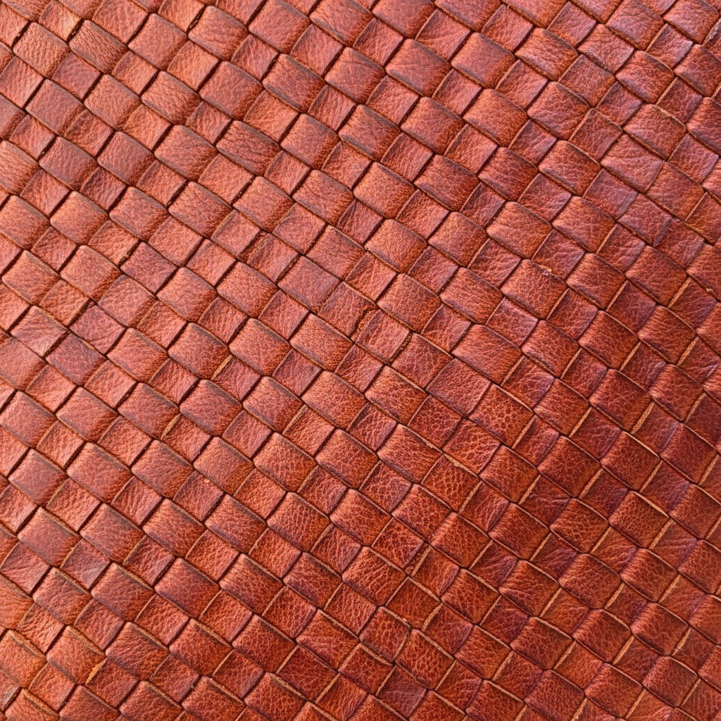 Handmade Moroccan Braided Leather Tote Bag