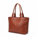 Handmade Moroccan Braided Leather Tote Bag