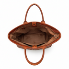 Handmade Moroccan Braided Leather Tote Bag