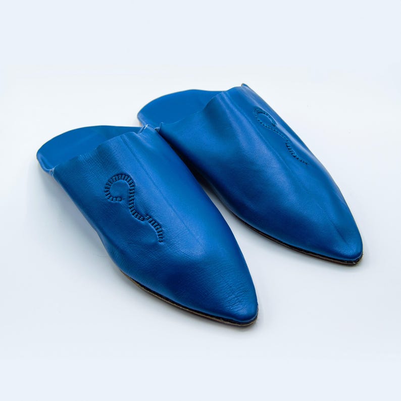 Handmade Moroccan Leather Babouches Fes – Authentic Traditional Slippers for Men &amp; Women, Comfortable and Stylish Slippers for All Occasions