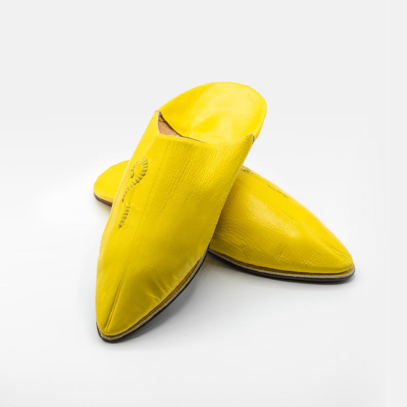 Handmade Moroccan Leather Babouches Fes – Authentic Traditional Slippers for Men &amp; Women, Comfortable and Stylish Slippers for All Occasions
