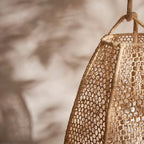 Handmade Raffia Pendant Lamp Shade Boho
