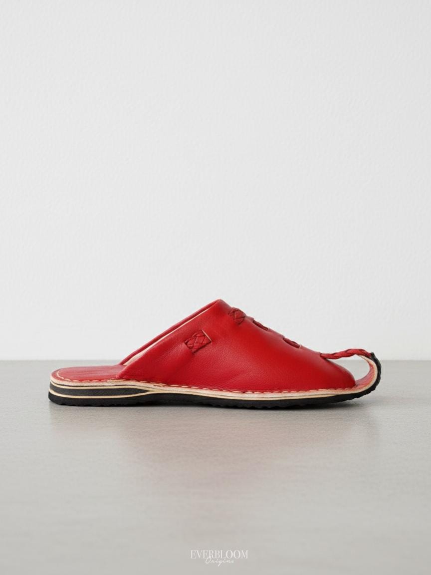 Moroccan Babouche, Handmade Indoor &amp; Outdoor Moroccan Shoe