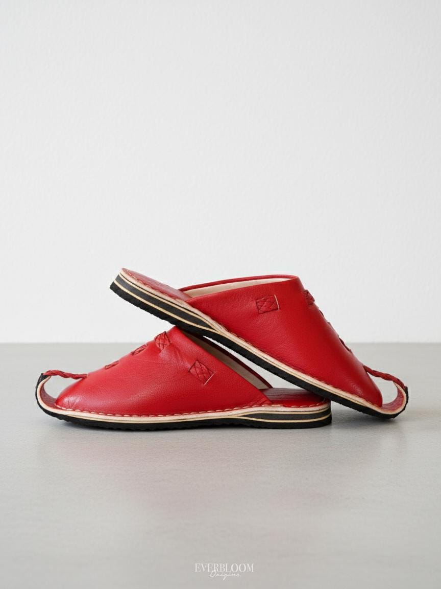 Moroccan Babouche, Handmade Indoor &amp; Outdoor Moroccan Shoe