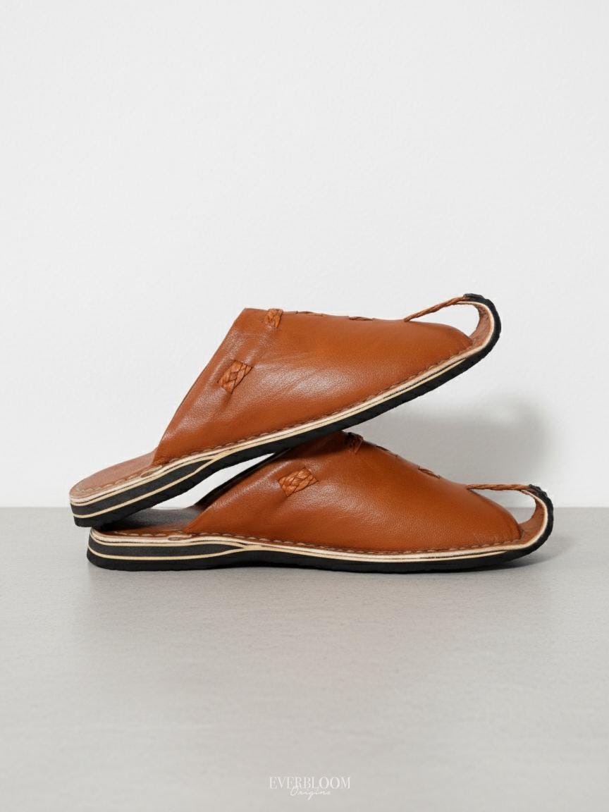 Moroccan Babouche, Handmade Indoor &amp; Outdoor Moroccan Shoe