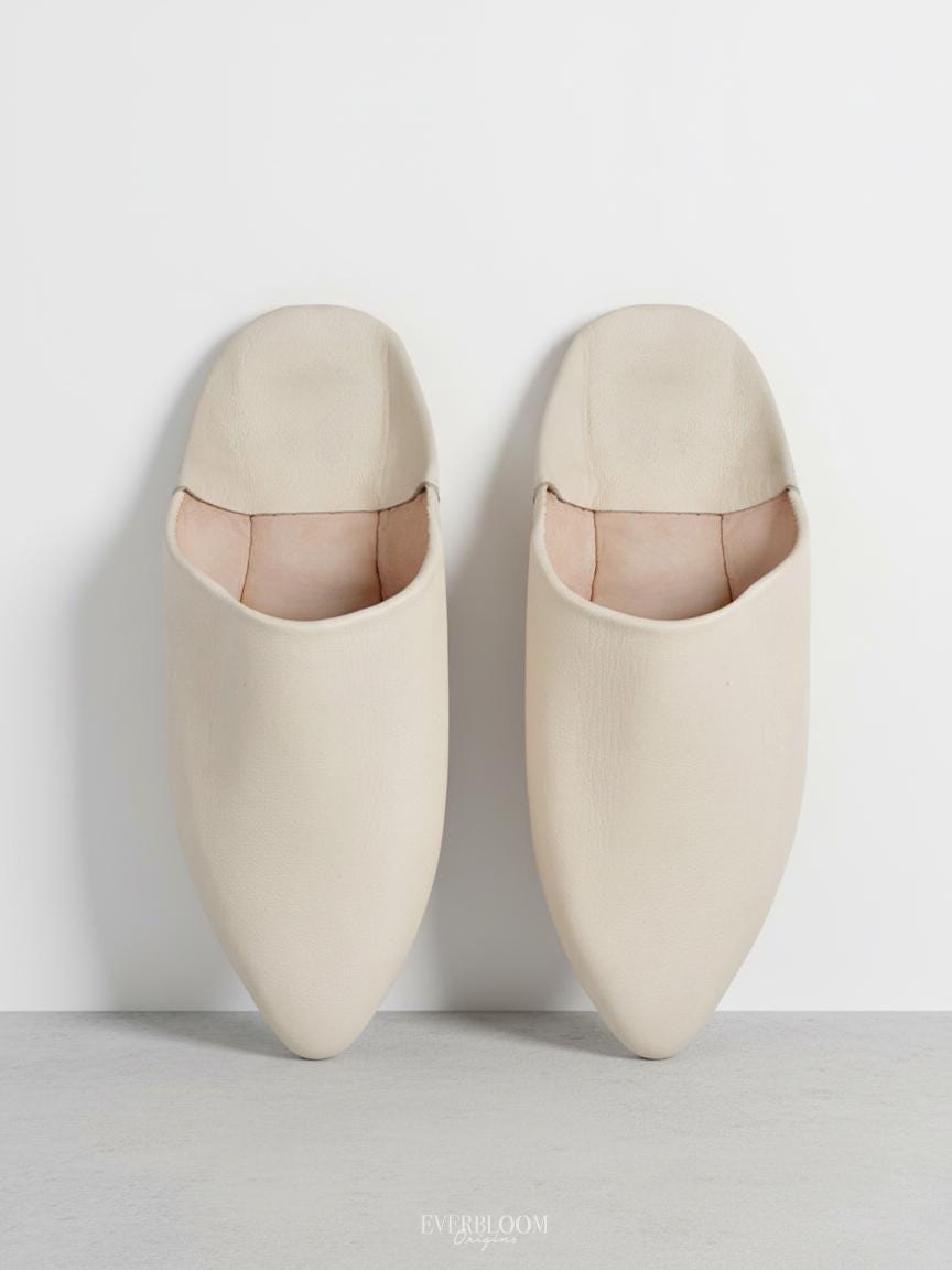 Handmade Babouche Slippers – Authentic Moroccan Slippers, Unisex Indoor &amp; Outdoor Shoes, Pointed Moroccan Babouche Footwear