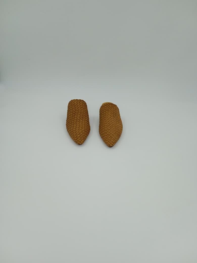 women Handmade home babouche, Leather house slippers, Moroccan home shoes, Artisan indoor footwear, Genuine leather babouche, gift for her