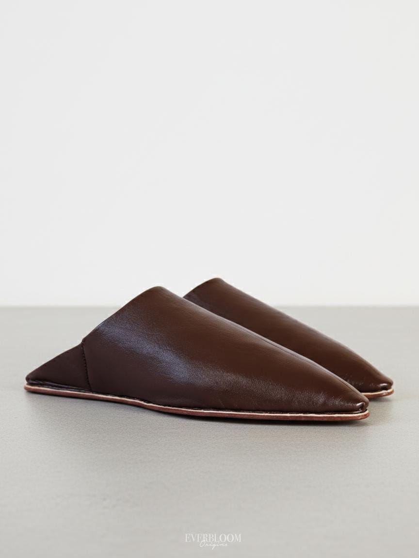Handmade Babouche Slippers – Authentic Moroccan Slippers, Unisex Indoor &amp; Outdoor Shoes, Pointed Moroccan Babouche Footwear