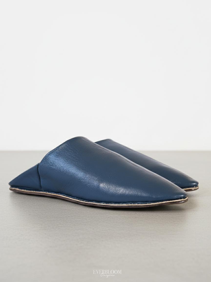 Handmade Babouche Slippers – Authentic Moroccan Slippers, Unisex Indoor &amp; Outdoor Shoes, Pointed Moroccan Babouche Footwear