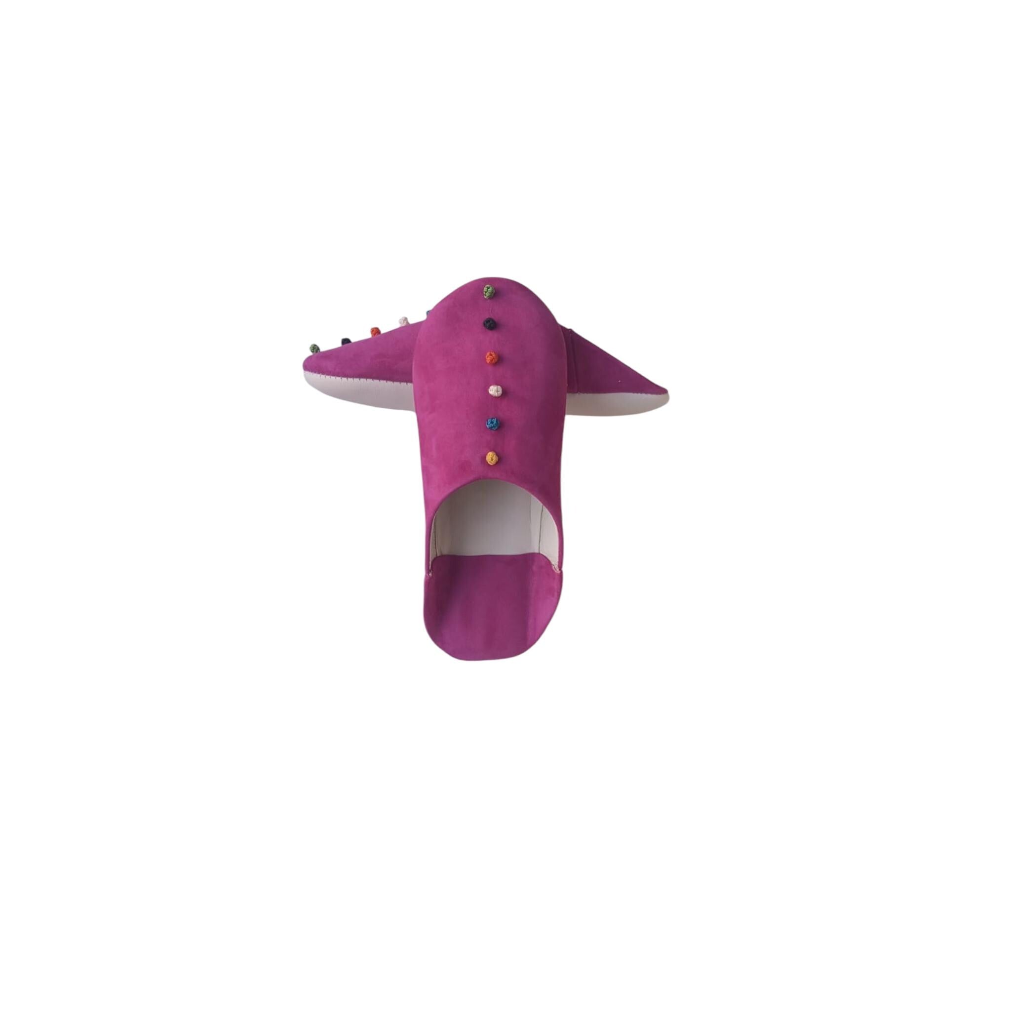 Red Indoor Slippers Women, Moroccan Leather House Shoes, Handmade Babouche, Soft Comfortable Home Footwear