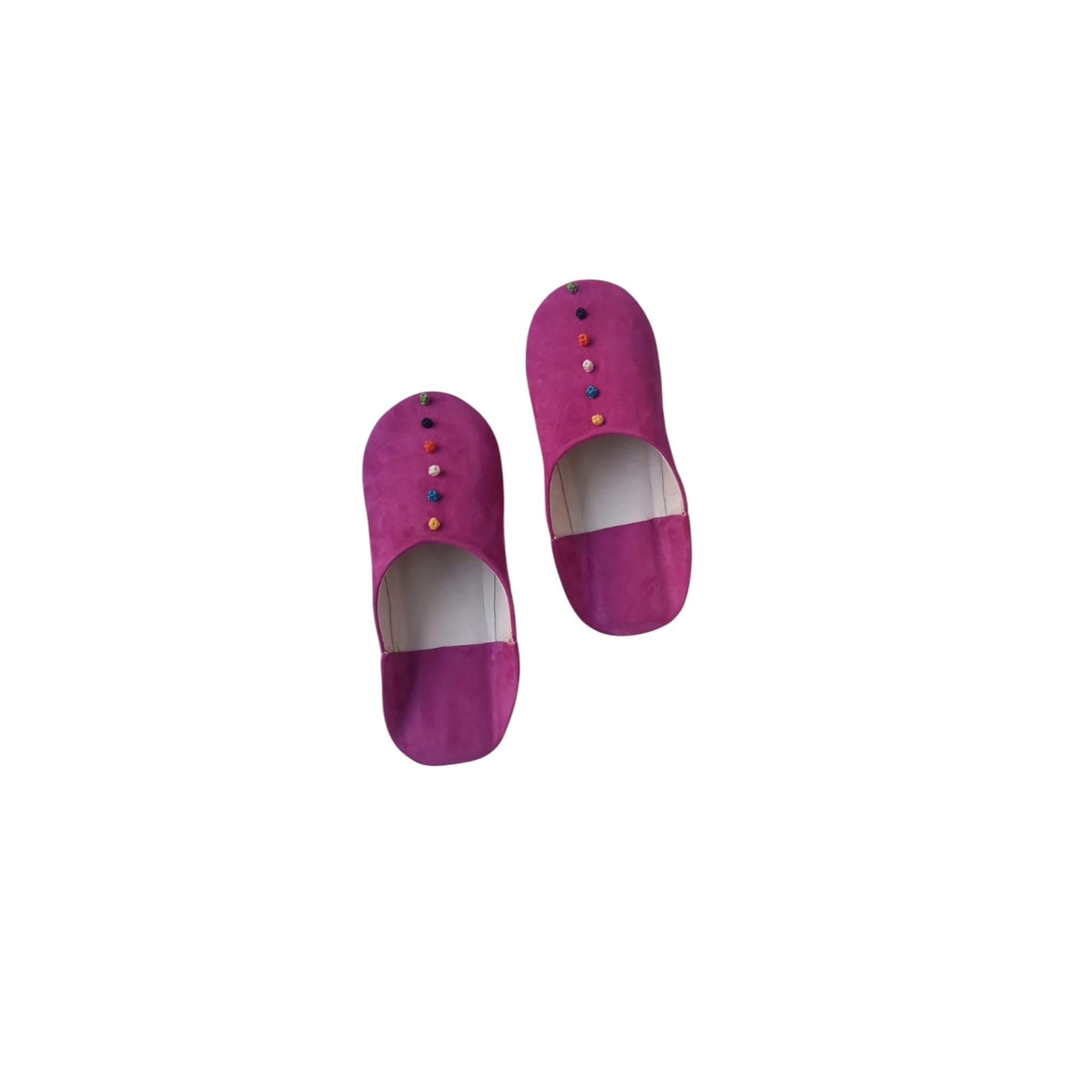 Red Indoor Slippers Women, Moroccan Leather House Shoes, Handmade Babouche, Soft Comfortable Home Footwear