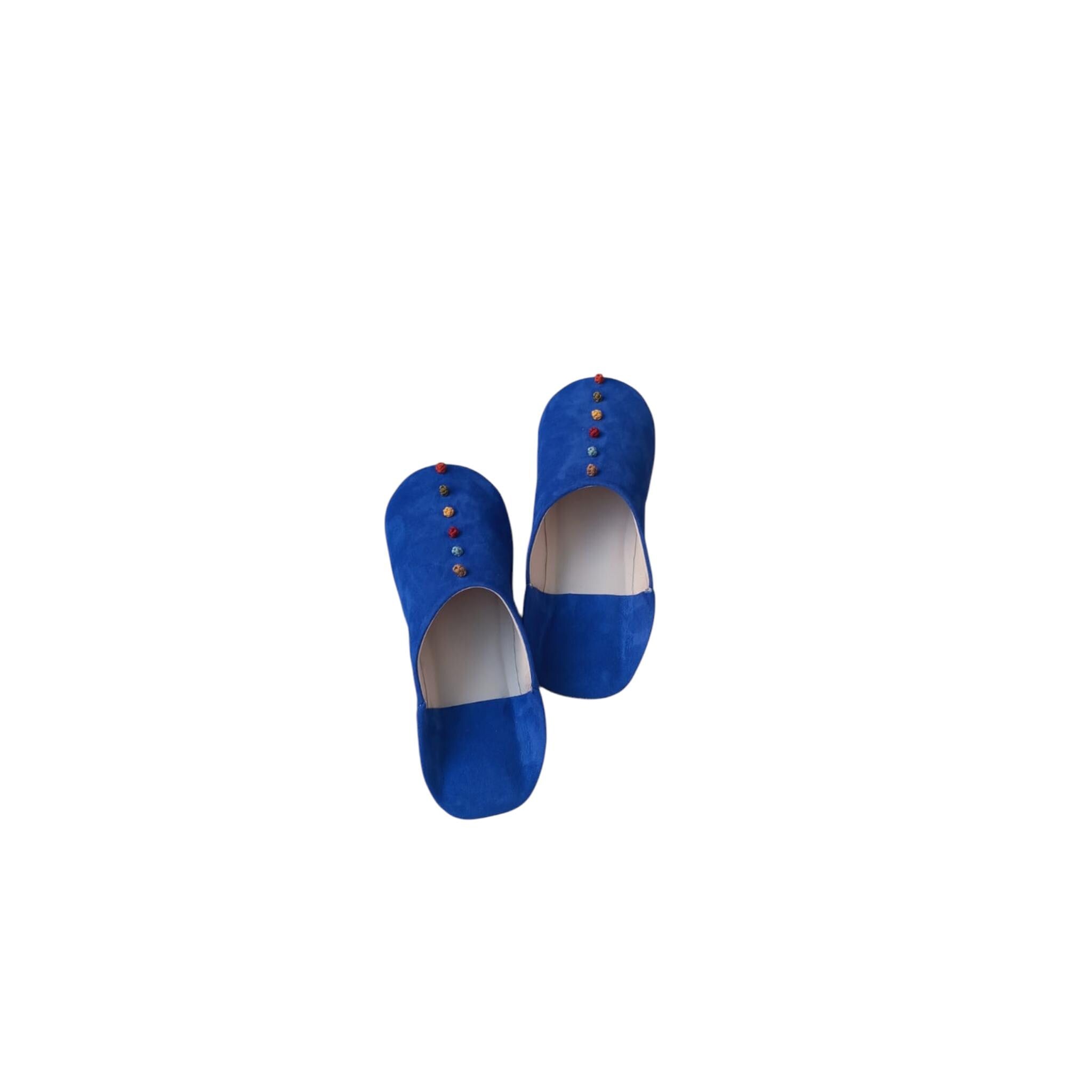 Red Indoor Slippers Women, Moroccan Leather House Shoes, Handmade Babouche, Soft Comfortable Home Footwear