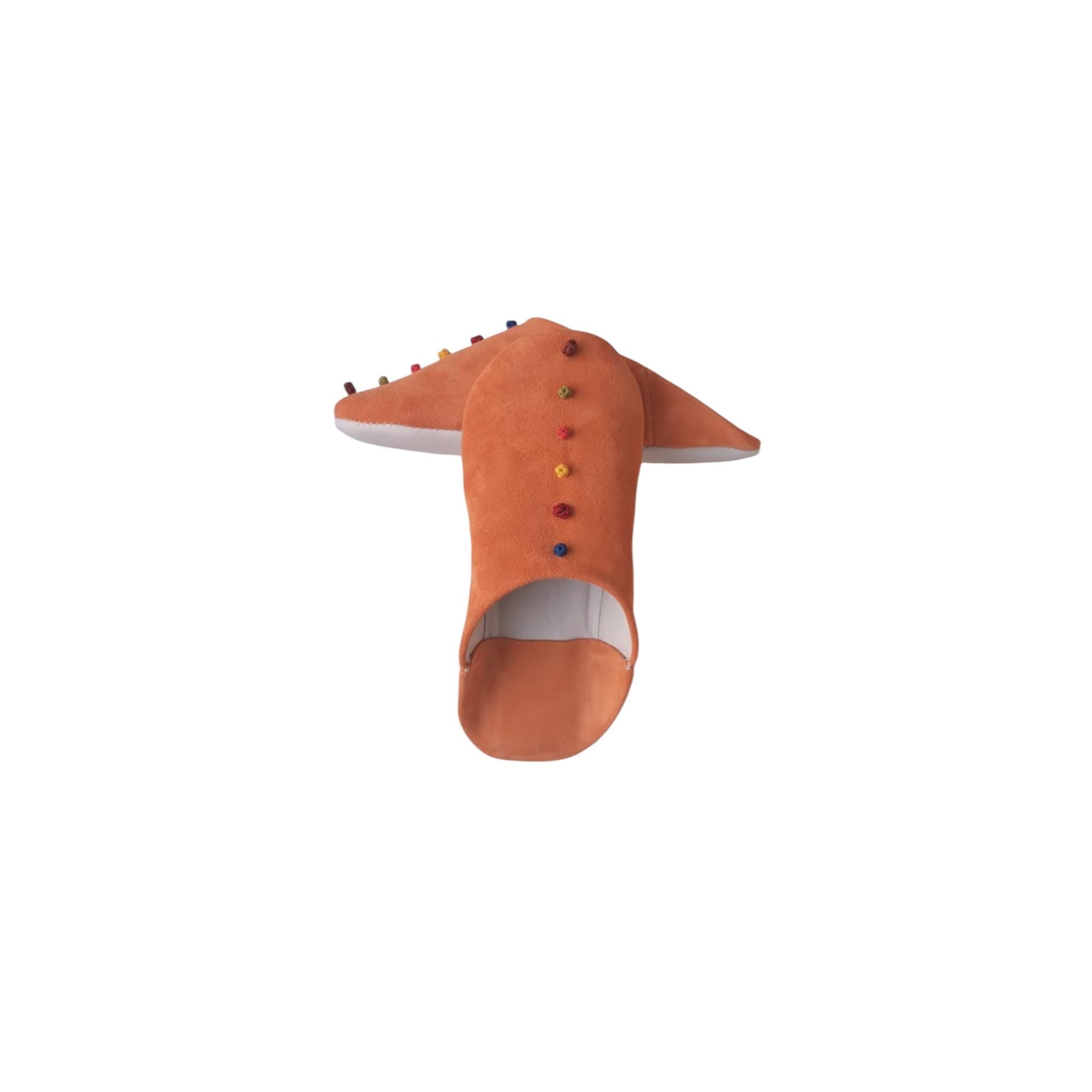 Red Indoor Slippers Women, Moroccan Leather House Shoes, Handmade Babouche, Soft Comfortable Home Footwear