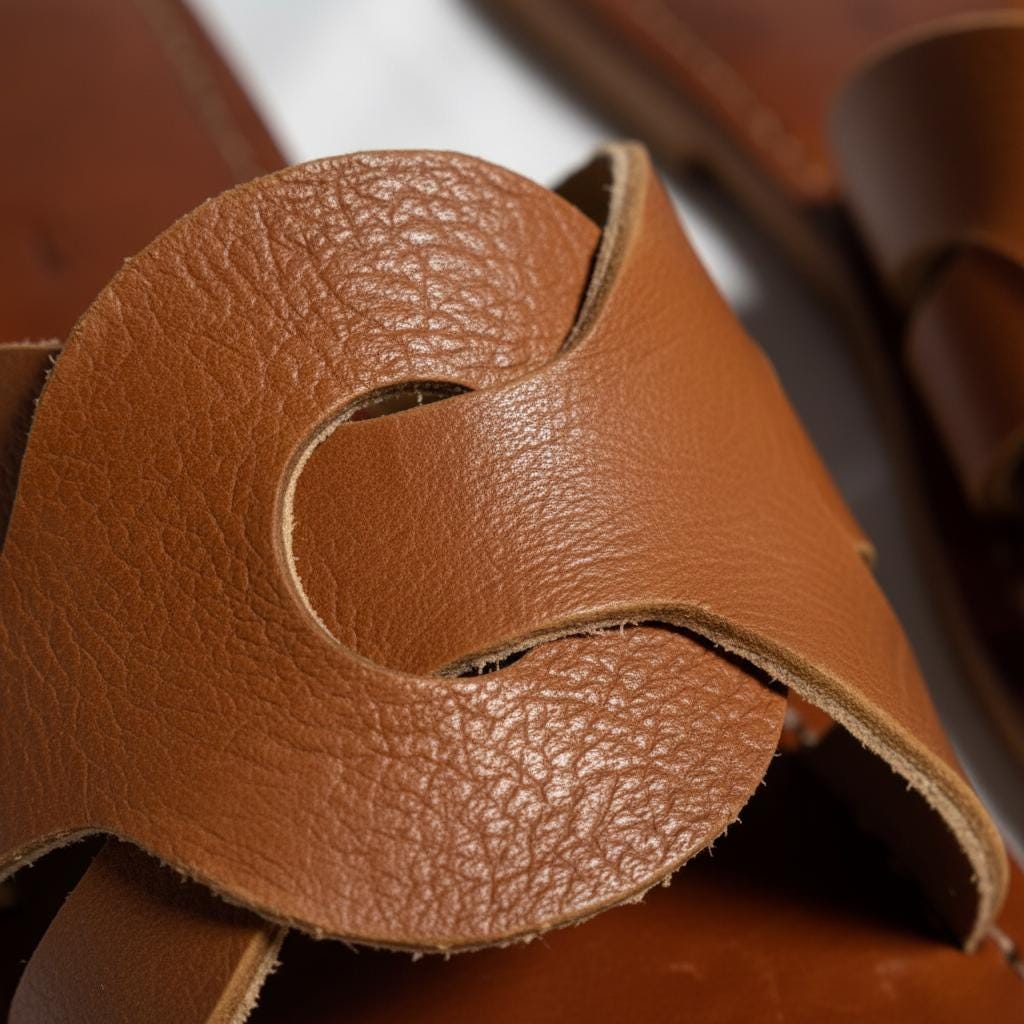 Moroccan Leather Sandals Women Handmade Babouche