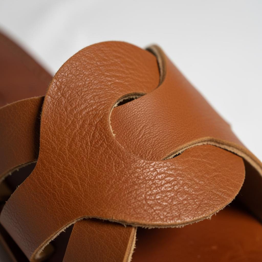 Moroccan Leather Sandals Women Handmade Babouche