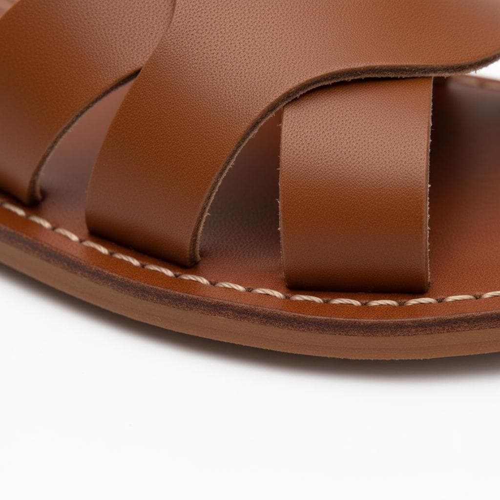 Moroccan Leather Sandals Women Handmade Babouche