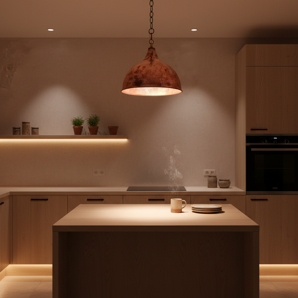 Kitchen at night
