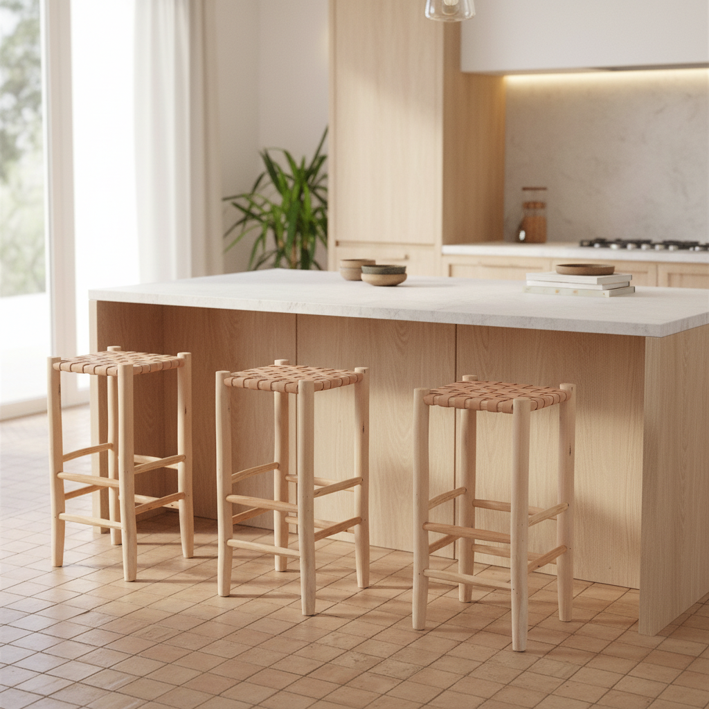 Kitchen island - 4 stools