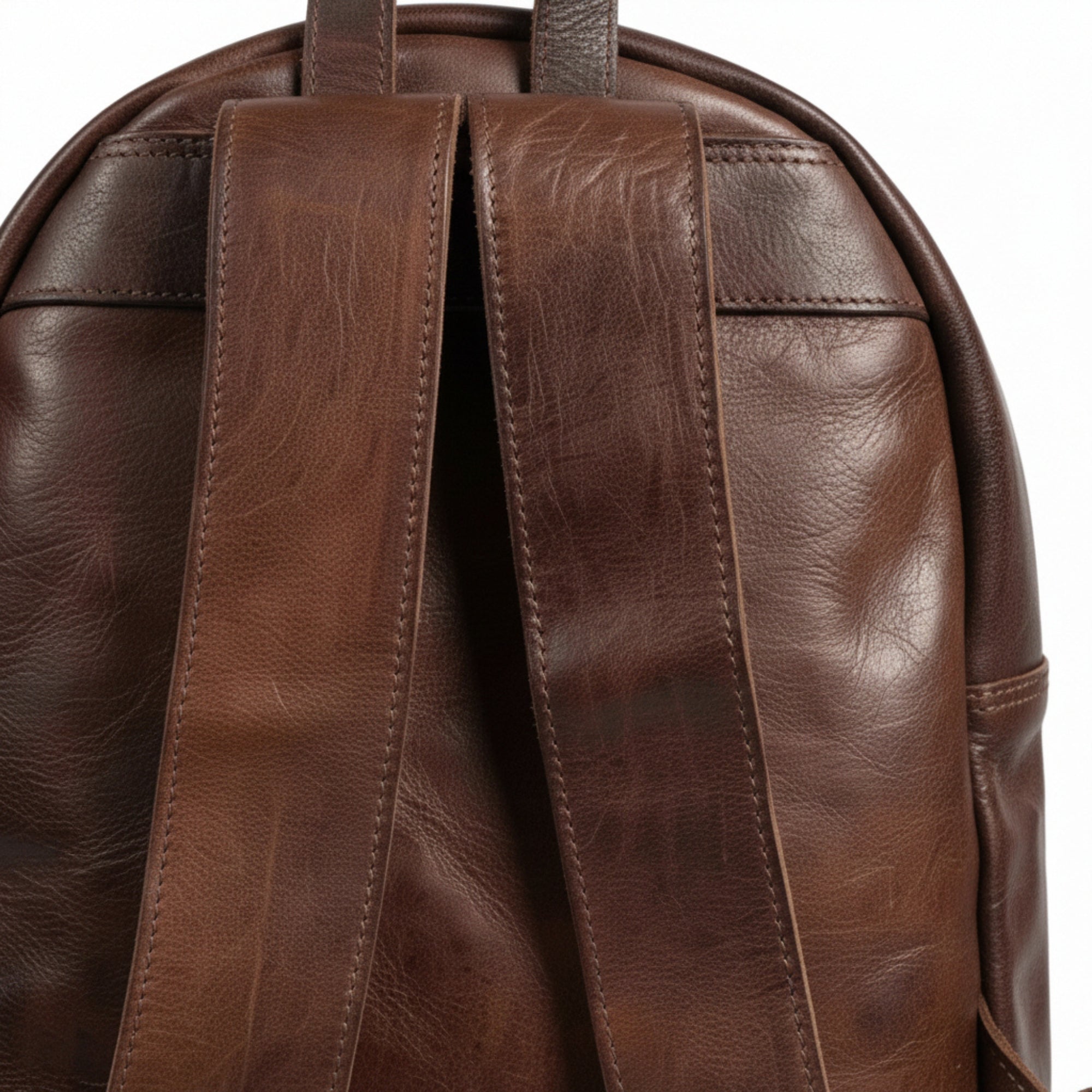 Handmade Moroccan Leather Backpack Laptop Rucksack