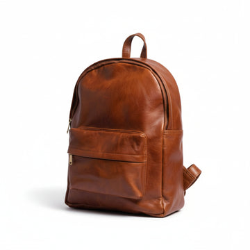 Handmade Moroccan Leather Backpack Laptop Rucksack