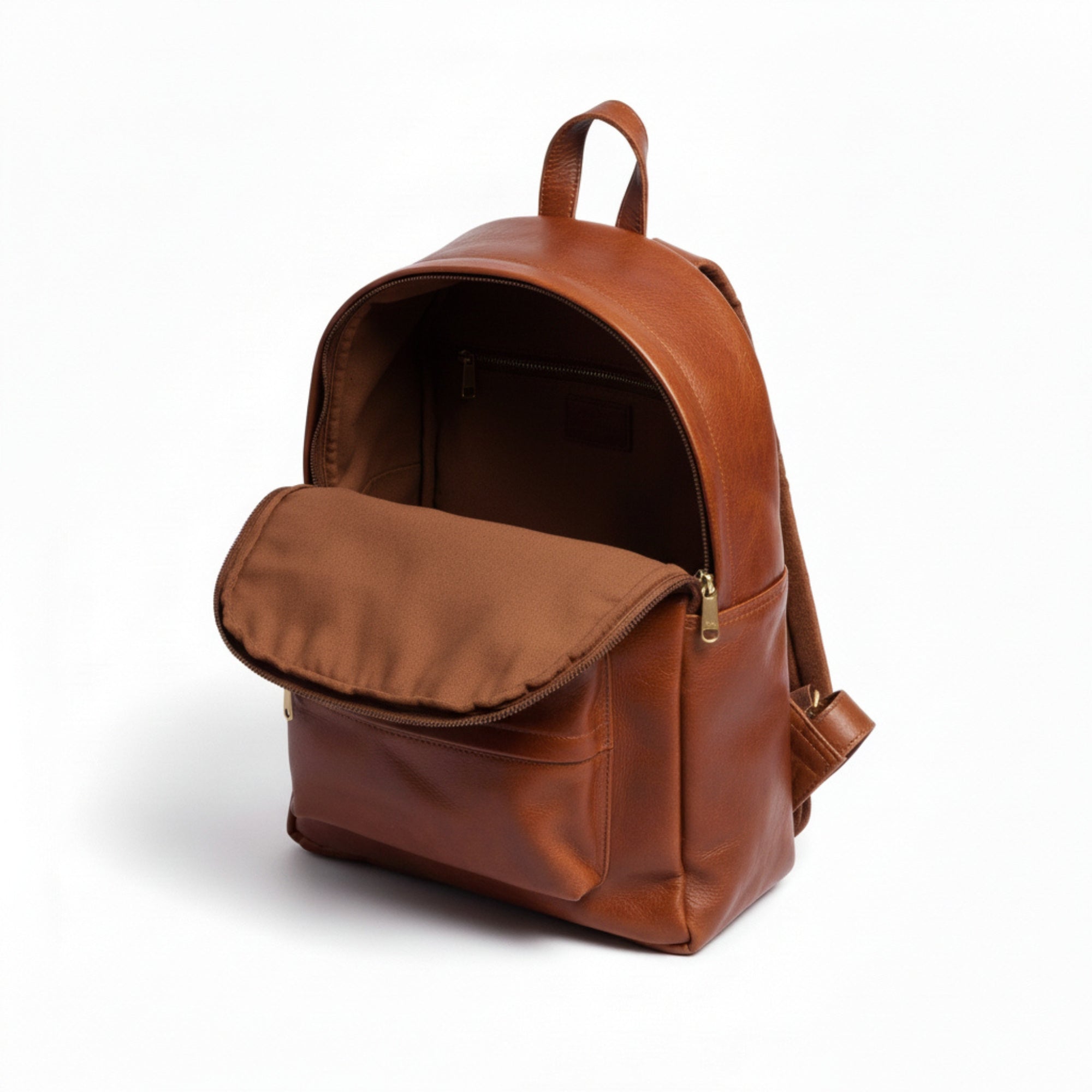 Handmade Moroccan Leather Backpack Laptop Rucksack