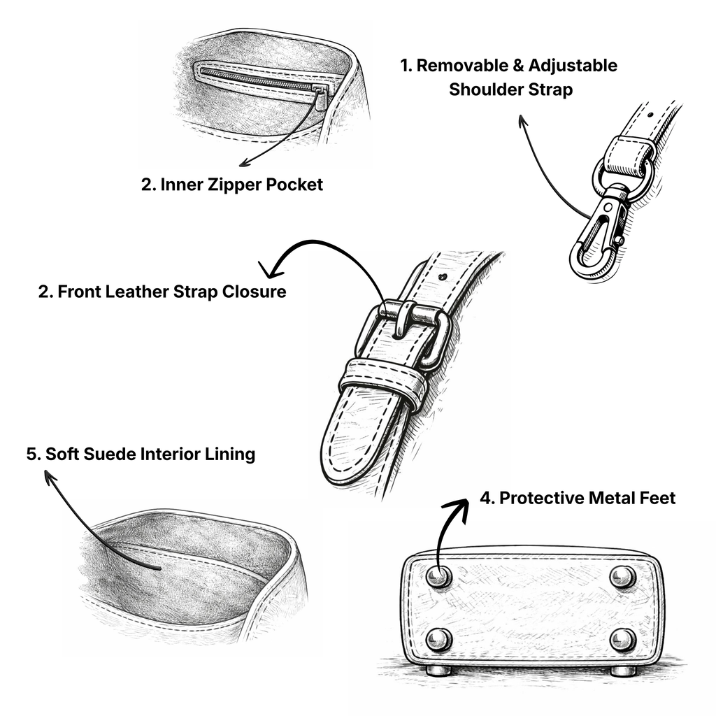 Handmade Moroccan Leather Duffle Bag Travel Weekender