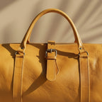 Handmade Moroccan Leather Duffle Bag Weekender