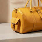 Handmade Moroccan Leather Duffle Bag Weekender