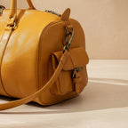 Handmade Moroccan Leather Duffle Bag Weekender