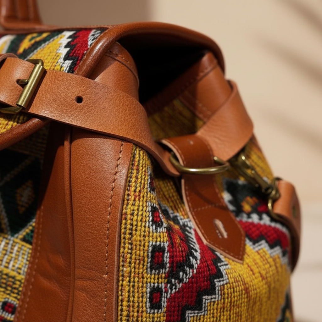 Leather trim craftsmanship