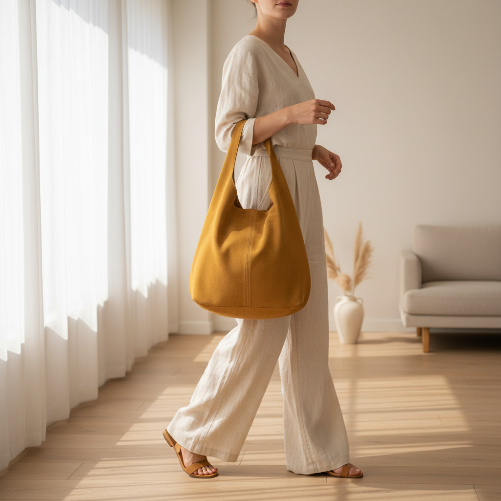 Linen outfit styling