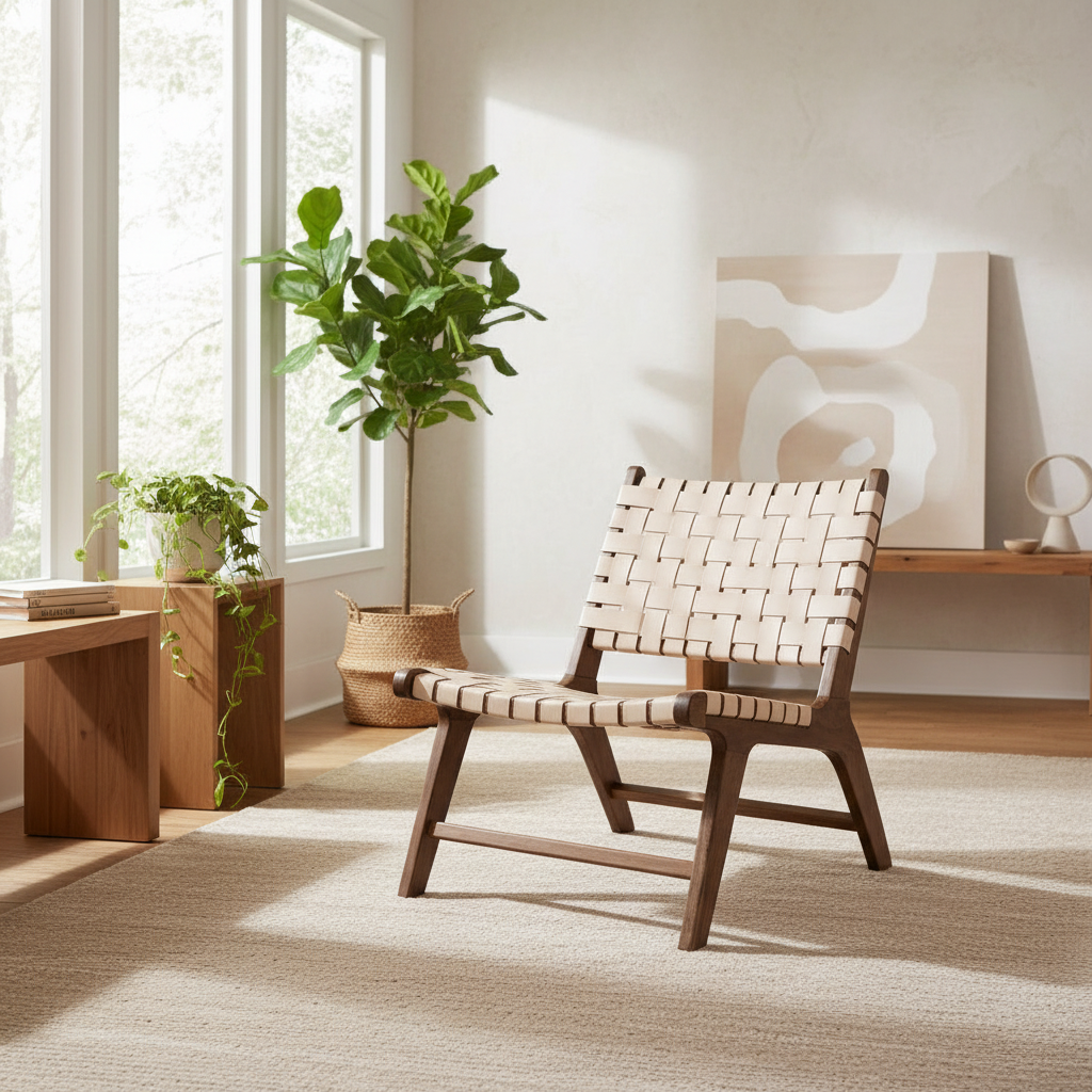 Living room - Beige/Natural leather