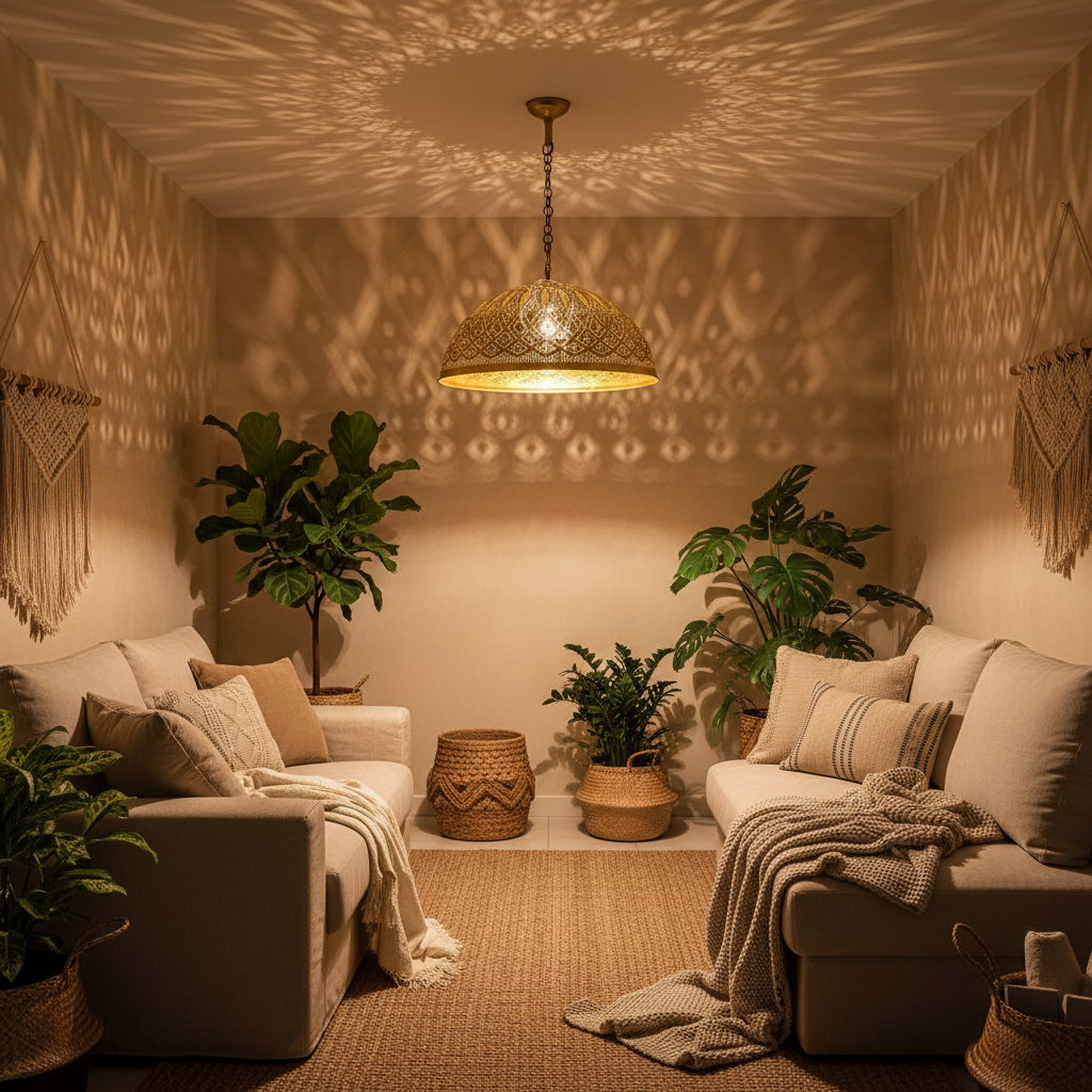 Modern bohemian at night