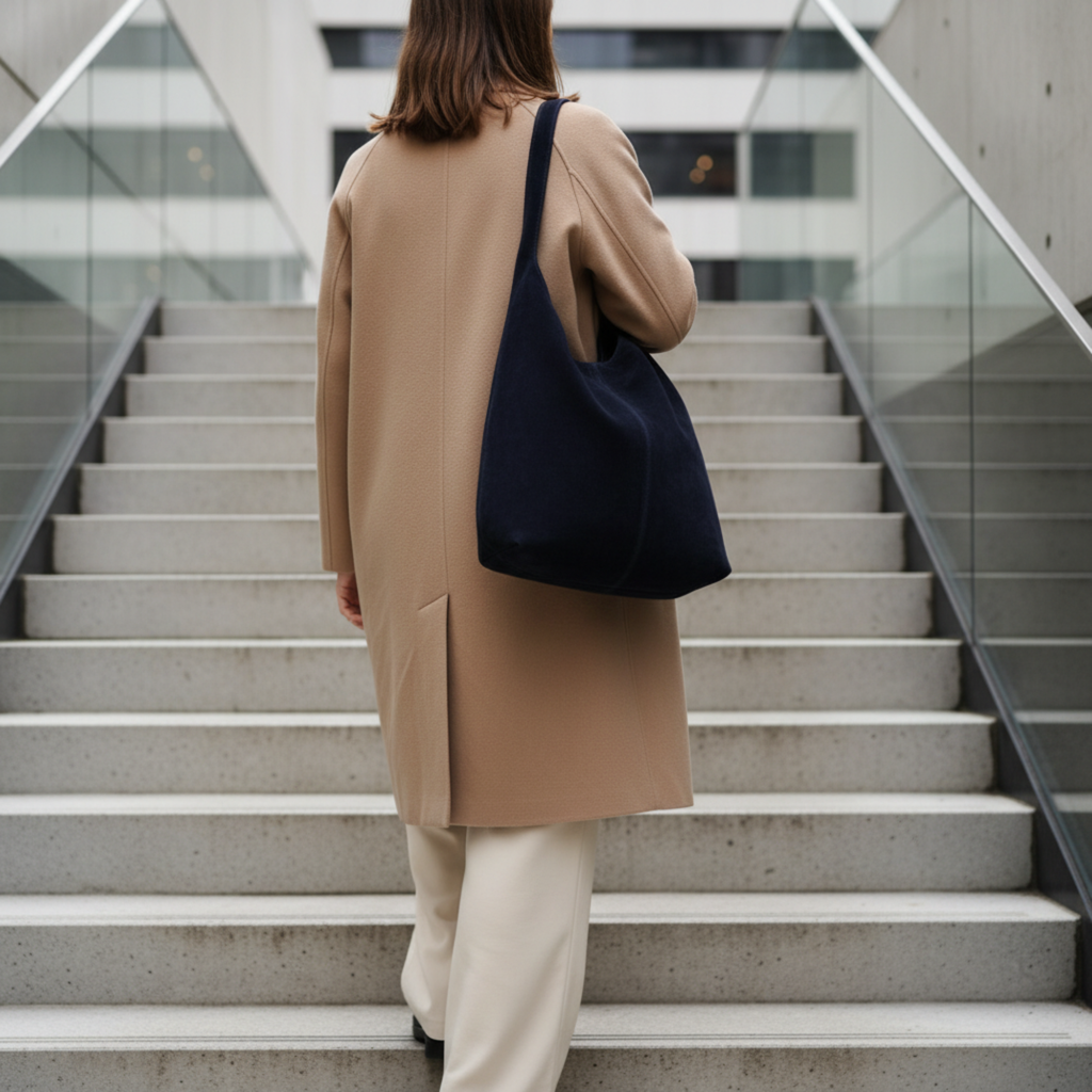 Premium Suede Leather Hobo Bag Morocco