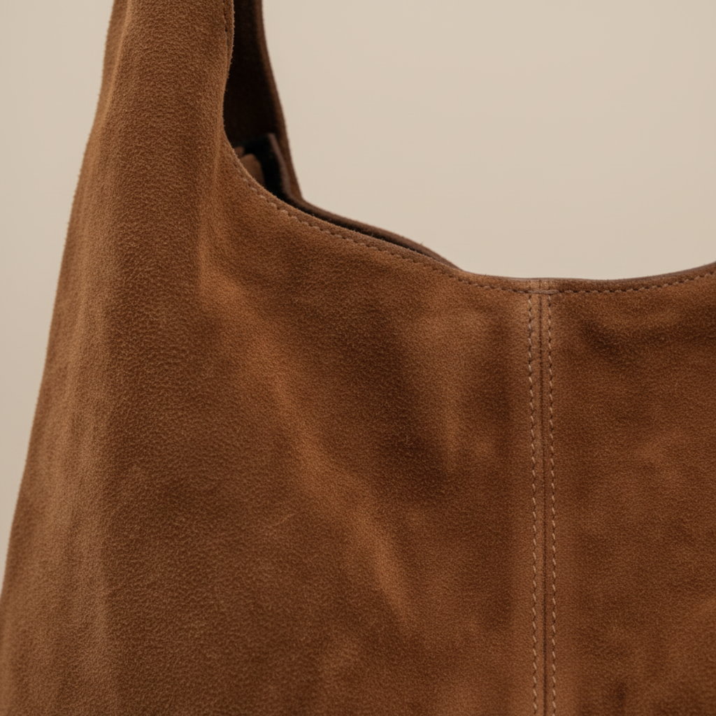 Premium Suede Leather Hobo Bag Morocco
