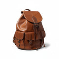 Handmade Moroccan Leather Backpack Vintage Rucksack