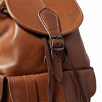 Handmade Moroccan Leather Backpack Vintage Rucksack
