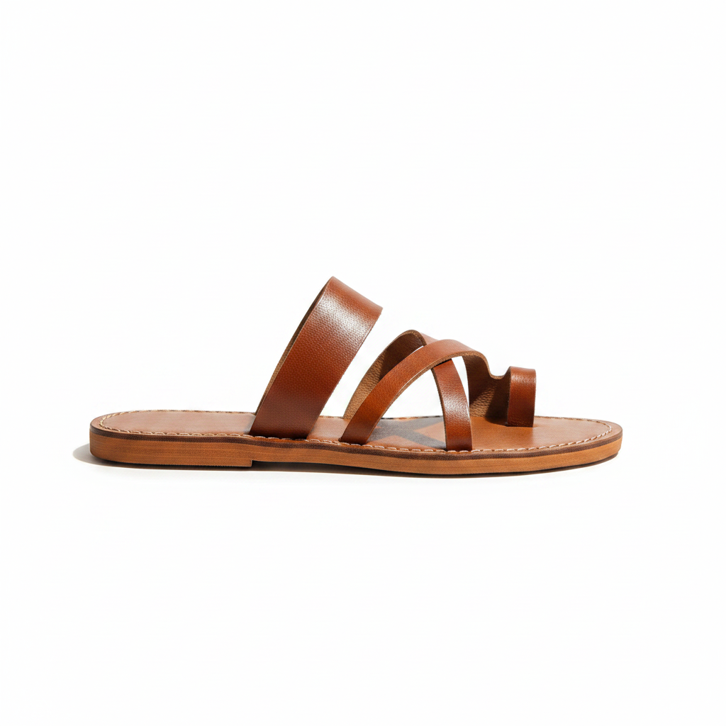 Side Profile – Cognac Multi-Strap