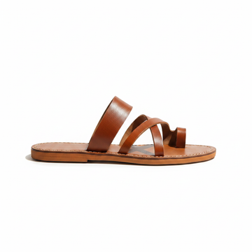 Side Profile – Cognac Multi-Strap