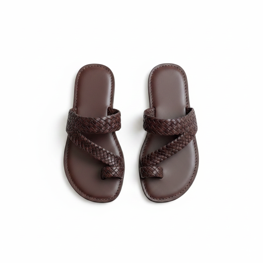 Moroccan Leather Sandals Men Handmade Babouche